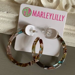 NWT Marley Lilly Hoop Earrings